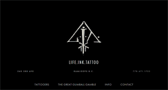 Desktop Screenshot of lifeinktattoo.com